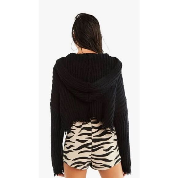 Wildfox Marley Crop Hoodie Sweater - Picture 3 of 12